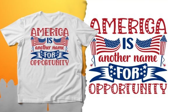 4th of July Premium SVG T-Shirt Design Graphics