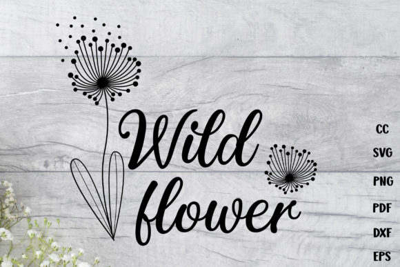 Flower Svg, Wildflower Graphics & Print Templates