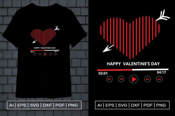 Happy Valentine Day Graphics and Print Templates