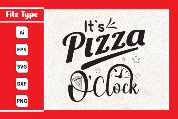 It’s Pizza O clock Graphics and Print Templates Review