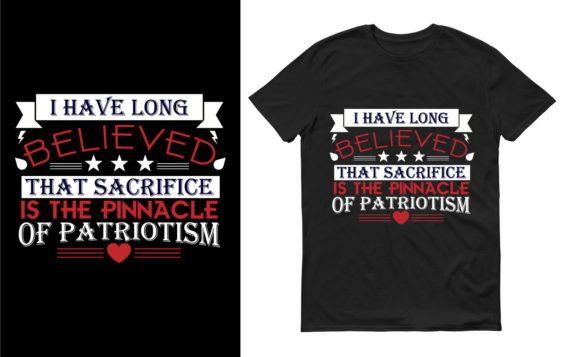 Memorial Day T-shirt Design for Print Graphics and Print Templates