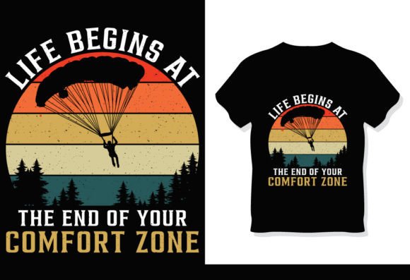 Skydiving Life T-Shirt Design: Graphics and Print Templates Review