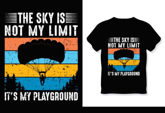 Skydiving T-Shirt Design Graphics and Print Templates Review