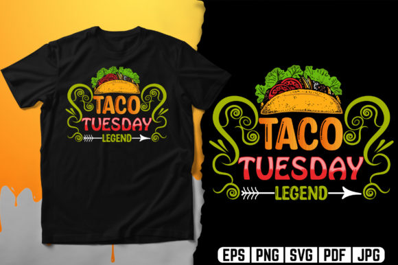 Taco Tuesday Legend Graphics and Print Templates Review