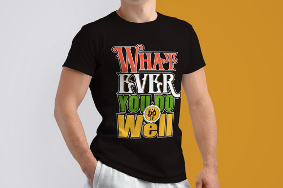 Typography T-Shirt Design Sublimation Graphics and Print Templates
